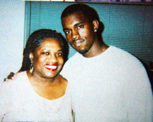 Kanye and Mom Donda West